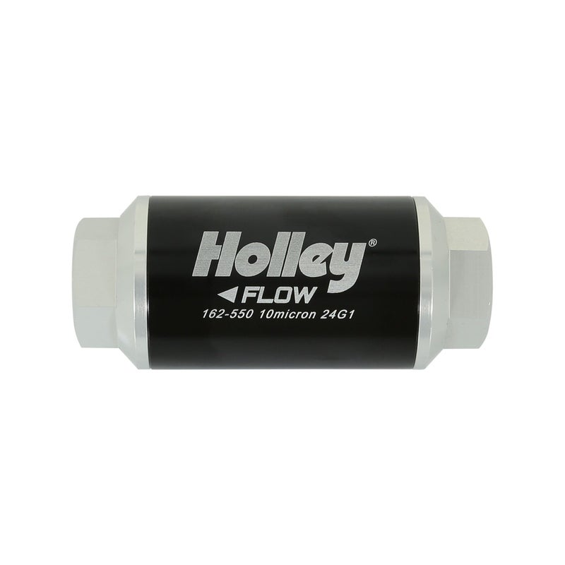 Holley 162-550 100 GPH HP Billet Fuel Filter - Image 1